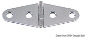 Osculati 38.467.89 - Петли толщиной 1,7 мм из полированной нержавеющей стали, 101x38 мм 