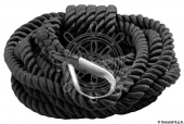 Osculati 06.443.06 - Сплесненный швартовочный конец высокой прочности Черный 16 мм x 12 м 