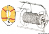 Osculati 06.311.75 - Барабан для намотки троса из полированной нержавеющей стали 250 x 280 мм 
