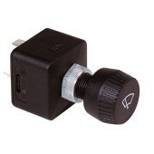 Vetus HDMSW Three-position rotary switch for windscreen wipers (OFF - 1 - 2)