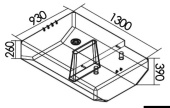 Osculati 52.032.18 - Топливный бак 370 л