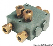 Osculati 45.126.20 - VETUS обратный клапан для одинарной / двойной станции 