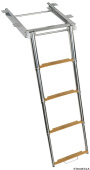 Osculati 49.547.04 - Выдвижная лестница с салазками Top Line 