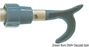 Osculati 36.296.50 - Лодочный крюк на рукоятку-багор из легкого сплава Osculati