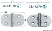 Петля 68x39 мм (Блистер 2 шт.) Петля 68x39 мм (Блистер 2 шт.)