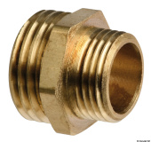 Osculati 17.227.03 - Ниппель латунный переходной 3/4" x 1" (5 шт)
