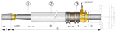 Vetus BG40/+ - Валопроводы с дейдвудной трубой из GRP (полиэстер) BG