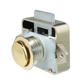 Vetus LOCKDRM Synthetic lock with brass plated push-button