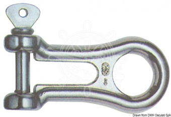 Osculati 01.743.01 - Цепной зажим KONG Chain gripper из нержавеющей стали 6/8 мм 