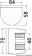 Osculati 11.414.03 - Навигационный огонь Utility 85 из нержавеющей стали, белый топовый 225° 