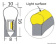 Osculati 13.701.12 - Световой LED кабель Neon Light водонепроницаемый IP68 12В 20Вт 2000мм теплый белый свет