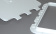 Osculati 20.302.40 - Люк инспекционный водонепроницаемый Splash-Proof 350x600мм со съемной крышкой чёрный