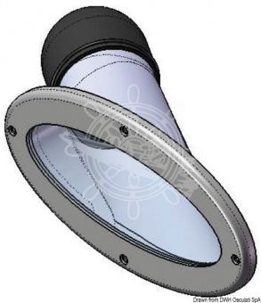 Osculati 13.254.24 - Пара настенных врезных прожекторов Compact с галогенными лампами 24 В 