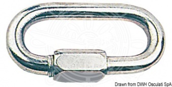 Osculati 08.874.60 - Карабины с резьбовой муфтой 6 мм (10 шт.)