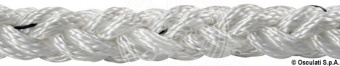 Osculati 06.448.18 - Плетеный трос Square Line из полиэфира высокой прочности 8-прядный длинного шага плетения 18 мм (100 м.)