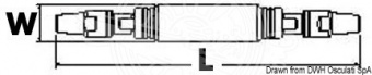 Osculati 05.053.08 - Изолятор бакштага LEWMAR Norseman - 8 мм 