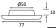 Osculati 13.877.62 - Светильник точечный врезной Batsystem Nova II 8/30В 2Вт позолоченный корпус без выключателя
