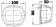 Osculati 11.410.13 - Топовый огонь Sphera Design Classic 12 белый 225° 12 В 10 Вт 100 x 50 x 88 мм в белом корпусе