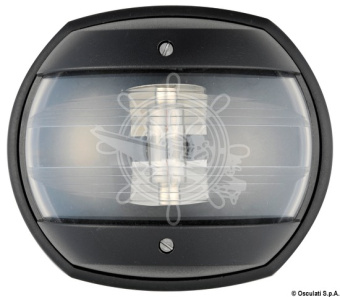 Osculati 11.411.03 - Топовый огонь Sphera Design Maxi 20 белый 225° 12 В 15 Вт 130 x 65 x 115 мм в чёрном корпусе