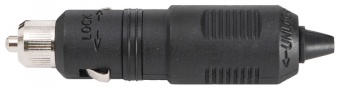 Osculati 14.517.02 - Модульный штыревой темно-серый разъем-вилка с предохранителем и красным светодиодом Osculati