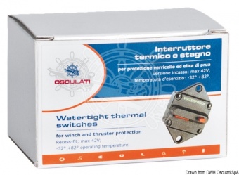 Osculati 02.750.20 - Built-in thermal switch 200 A 