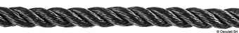 Osculati 06.450.20 - Трехстрендный крученый трос из полиэфира высокой прочности Черный 20 мм (100 м.)