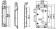 Osculati 38.129.50 - Замок без ручки и ручка с рукояткой блокировки изнутри и замочным механизмом Yale с внешней стороны, Правый внутренний, 118,5x57 мм 