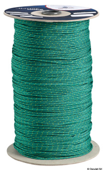 Osculati 06.420.06VE - Плетеный трос из полиэфира высокой прочности Зеленый 6 мм (200 м.)