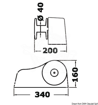 Osculati 02.618.24 - Achill Tender кабестан 500 Вт - 24 В