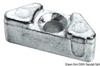 Osculati 43.260.13 - Цинковый анод Yamaha 6E5-11325-00 для моторов 9.9-250 л.с. 27x10 мм (2 шт)