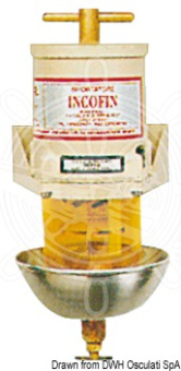 Osculati 17.667.01 - Фильтр для дизельного топлива RACOR 500MA 180-227л/ч 30мкм 330x152x152мм