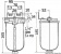 Osculati 17.663.01 - Запасной фильтрующий картридж из нержавеющей стали для дизельного топлива с моющимся фильтром 200 мкм 