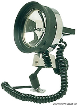 Osculati 13.248.01 - Прожектор дальнего света Utility с настенным креплением 12В 30Вт 300м