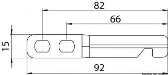 Osculati 38.161.44 - Рукоятка для щитов пайола Eclipse (medium) для каюты яхтсмена или больших рундуков N.4 MK2 Ø 75 мм Тип 2 