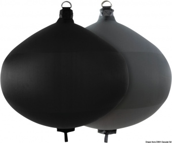 Osculati 33.302.01 - Тканевый надувной кранец FENDERTEX сферической формы S60 черный Osculati