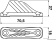 Osculati 56.254.00 - Стопор щелевой Clamcleat CL254 Racing Midi 71x18x27 мм алюминиевый для канатов 4 - 8 мм