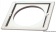 Osculati 19.718.21 - Декоративный круглый контрфланец люка Osculati Bomar 609 x 577 мм