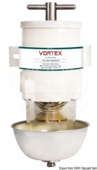 Osculati 17.671.01 - фильтр дизельного топлива серии Vortex GERTECH filter technology 30 мкм, малый 