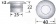 Osculati 13.429.05 - Встраиваемый светодиодный светильник для дежурного освещения 12 В 0,3 Вт синий 