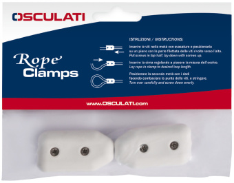 Osculati 04.179.16 - Plastic clamps f. rope splicing 14/16 mm 