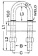 Osculati 39.127.10 - U-образный Конический Болт-Скоба Из Нержавеющей Стали Зеркальной Полировки 166 x 12,