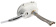 Osculati 15.240.33BU - Палубный душ Oval со смесителем и лейкой Desy с ПВХ шлангом 2,5м и хромированной крышкой (10 штук)