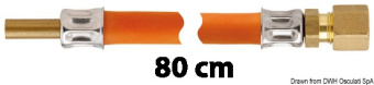 Osculati 50.013.92 - Набор оборудования для портативных отдельностоящих газовых баллонов устанавливаемых под плитой 