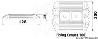 Osculati 13.199.00 - Накладной 2 LED светильник Labcraft Microlux SI3_2-1MV 12/24В 2.7Вт 354Лм