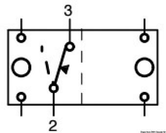 Osculati 14.192.02 - Выключатель клавишный Carling Technologies Contura II (ON)-OFF 12В (2 шт)