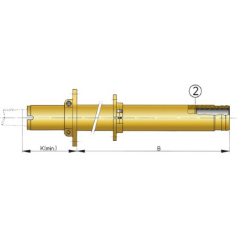 Vetus BR240 - Второй резиновый подшипник для дейдвудной трубы 40 мм