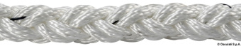 Osculati 06.458.14 - Плетеный трос Square Line из полиэфира высокой прочности 8-прядный длинного шага плетения Синий 14 мм (200 м.)