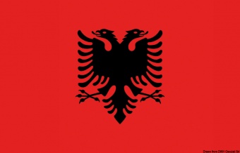 Osculati 35.474.01 - Флаг Албания  20x30 см Osculati