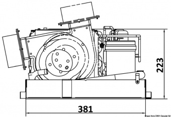 Osculati 50.241.35 - Компактный яхтенный кондиционер CLIMMA 220 В 1025 Вт/час 