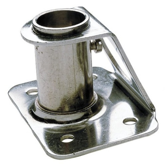 Vetus STANCHPR Stanchion socket, stainless steel (AISI 316), straight
